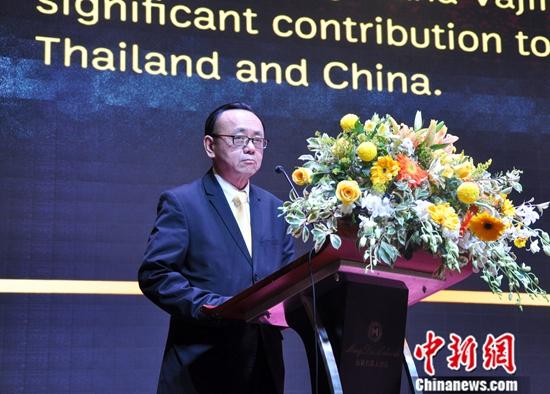 12月4日晚，泰王國駐南寧總領(lǐng)事館在廣西首府南寧市舉行招待會(huì )，慶祝泰國國慶。中新社記者 黃艷梅 攝